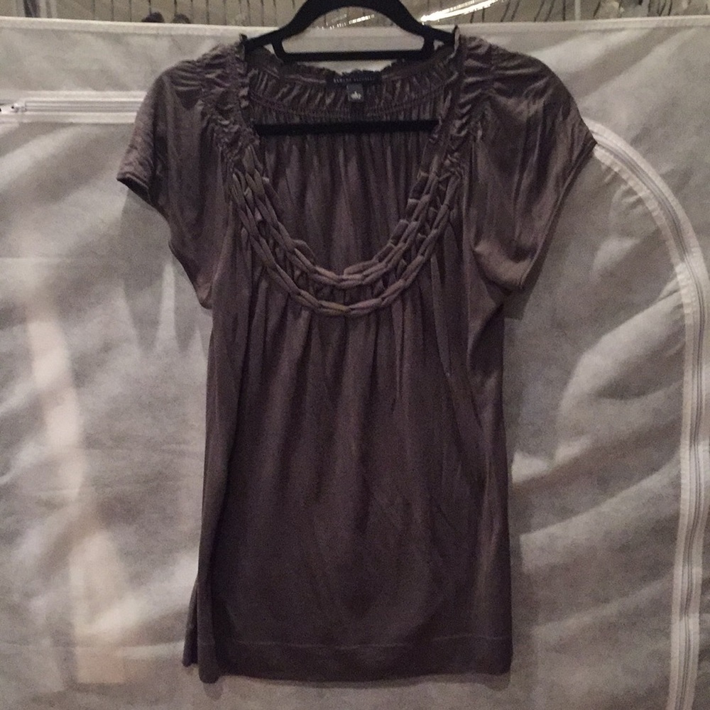 Gray top from Banana Republic